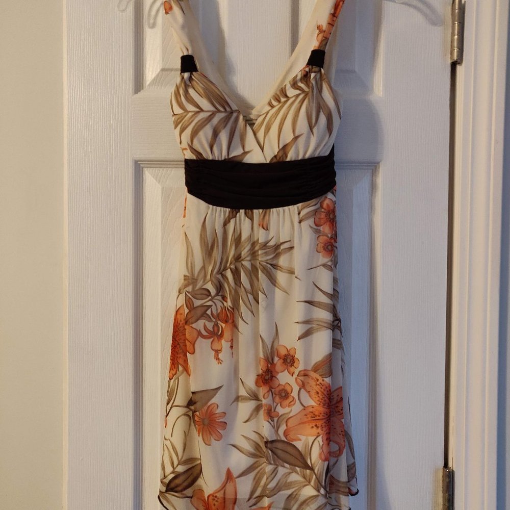 Speechless Juniors' White Floral Dress
